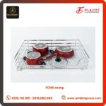 Kệ đựng xoong nồi nan vuông, Inox 304 FULCO Mã FC09S