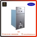 Thùng gạo điện tử Eurogold mặt gương trắng bạc – B301