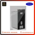 Thùng gạo Eurogold đen mặt gương nút nhấn – B303