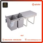 Thùng rác đôi GLUKA 2 ngăn, cánh kéo mã BL47