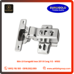 Bản lề Eurogold inox 201 cong 1/2 – ws02