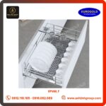 Giá bát đĩa Eurogold gắn cánh inox 304 nan Oval – EPV60_F