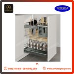 Giá dao thớt Eurogold nan dẹt inox mờ – EP_