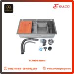 CHẬU RỬA 1 HỐ NANO CAO CẤP MÃ FC-H8046(NANO)