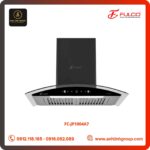 Máy hút mùi kính cong màu đen Fulco cao cấp mã FC-JP1004A7
