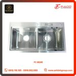 CHẬU RỬA 2 HỐ CÂN SUS304 FULCO MÃ FC-S8245