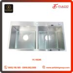 CHẬU RỬA 2 HỐ CÂN INOX 304 CAO CẤP FULCO FC-V8245