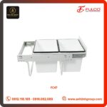 Thùng rác đôi gắn cánh FULCO KT 400 Mã FC47