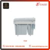 Thùng rác đôi gắn cánh FULCO Mã FC48