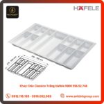 Khay Chia ngăn kéo Hafele Classico Trắng 556.52.74