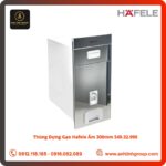Thùng Đựng Gạo Hafele Âm 300mm 549.32.990 mặt gương trắng