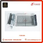 Kệ đựng bát đĩa nan OVAL Inox 304 FULCO MÃ FC90S-B
