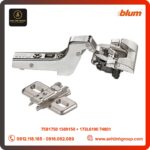 Bản lề Blum tích hợp giảm chấn góc mở 107° Cong 3/4 + Đế bản lề chữ thập