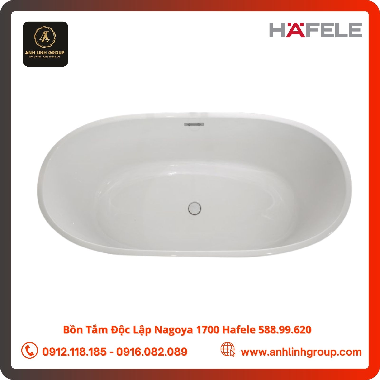 Bồn Tắm Độc Lập Nagoya 1700 Hafele 588.99.620 (1)