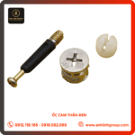 Ốc cam thân đen D12, D15- 2 chi tiết, 3 chi tiết