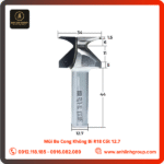 Mũi bo cong không bi R18/R30 cốt 12.7