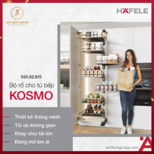 Tủ Đồ Khô Hafele xoay 7 tầng Kara Vario Mã 595.82.815
