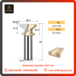 Mũi Âm Xịn Phay Gỗ Titeway ( Khoét Hèm Tay Nắm 1/2*1-1/8)