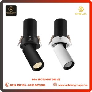 Spotlight 360°, SPTT-12-T83, công suất 12W