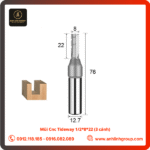 Mũi Cnc Tideway 1/2*8*22