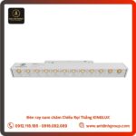 Đèn ray nam châm Chiếu Rọi Thẳng KINGLUX 6w,dài 112mm, chóa bạc 24 độ