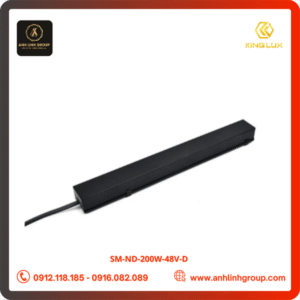 Nguồn đúc KINGLUX dùng cho ray nam châm siêu mỏng 200w-48v