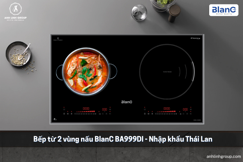 Bếp từ 2 vùng nấu BlanC BA999DI