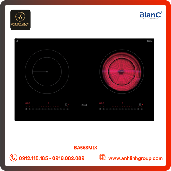 Bếp Từ Kết Hợp Hồng Ngoại BlanC BA 568MIX