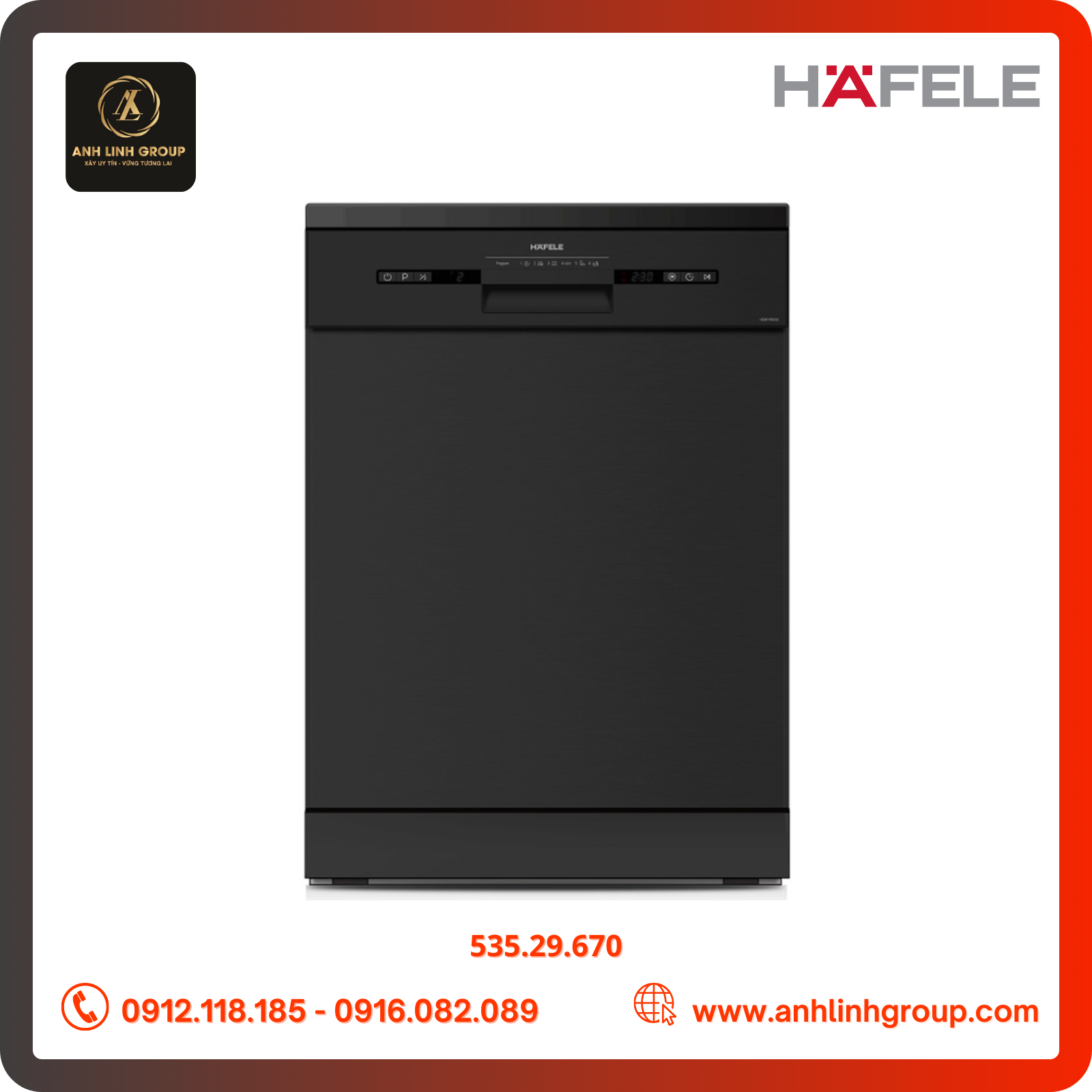 Máy Rửa Bát Độc Lập HDW-F601B Hafele 535.29.670