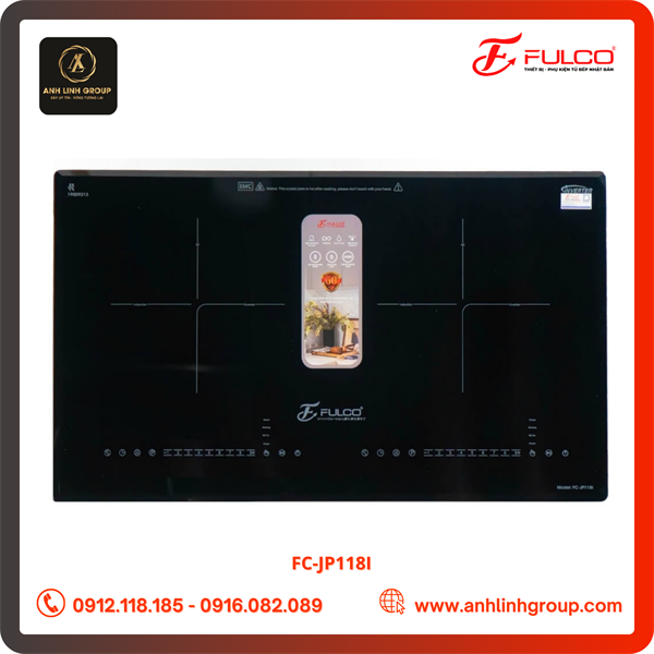 BẾP ĐÔI ĐIỆN TỪ FULCO CAO CẤP FC-JP118i