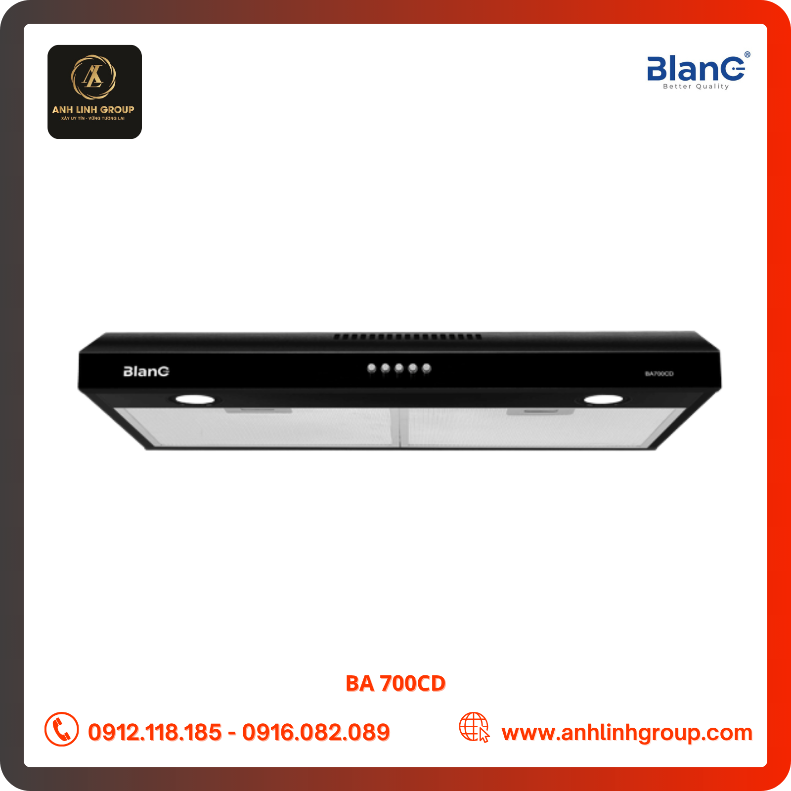 Máy Hút Mùi Cổ Điển BlanC BA 700CD