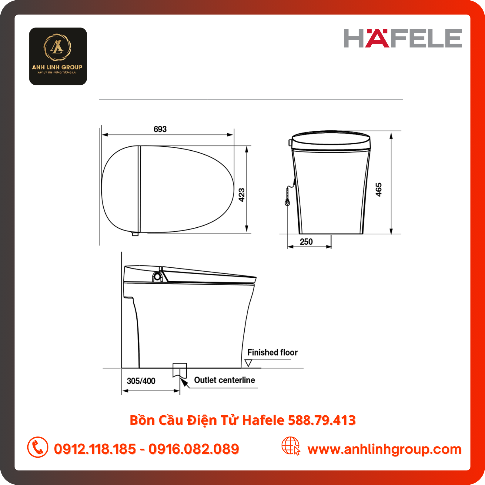 Bồn Cầu Điện Tử Hafele 588.79.413 (5)