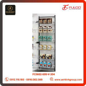 FC0602-600-V-304 HỆ THỐNG TỦ KHO 6 TẦNG INOX 304