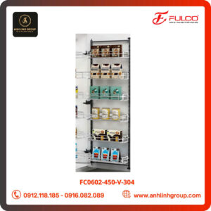 FC0602-450-V-304 HỆ THỐNG TỦ KHO 6 TẦNG INOX 304