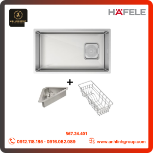 Chậu rửa bát inox jumbo HAFELE HS26-SSN1S-7644 567.24.401